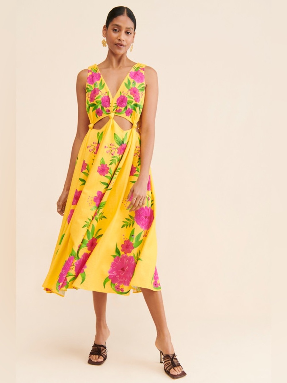 New Farm Rio Romantic Garden Dress Size L